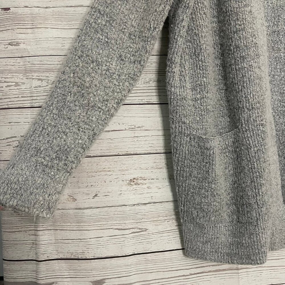 Calvin‎ Klein Jeans Open Front Heather Grey Cardigan Size Medium - Picture 3 of 6